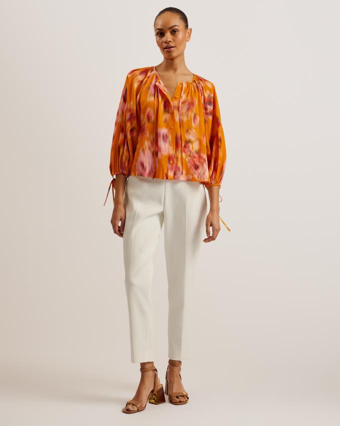 Chemisier Ted Baker Relaxed Fit Detail Orange Femme | YKN-52455762